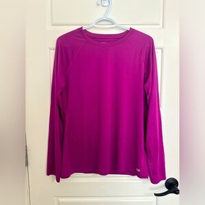 New Balance athletic Magenta Long Sleeve Top